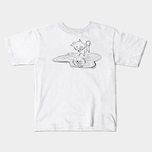 Puppy reflection Kids T-Shirt